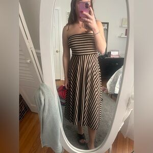 Anthropologie strapless dress